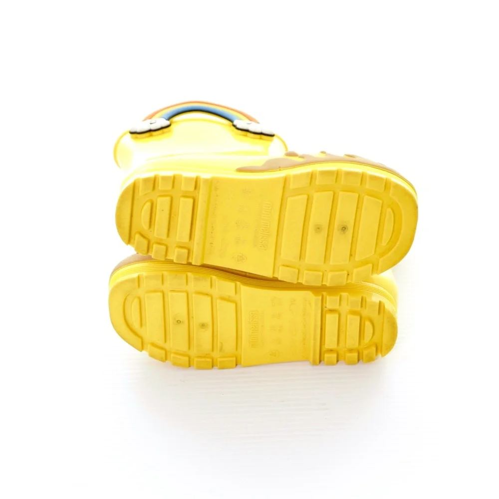 Welly Mini Melissa Peppa Pig Yellow Wellington Rain Boots Kids Unisex 12 / 30 EU